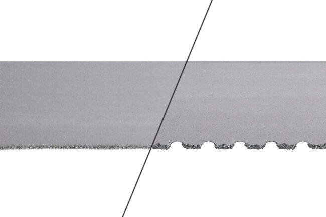 Tungsten gritsaw continuous/gulleted